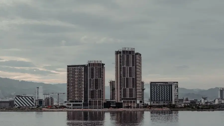 City skyline and waterfront view of Kota Kinabalu, Sabah